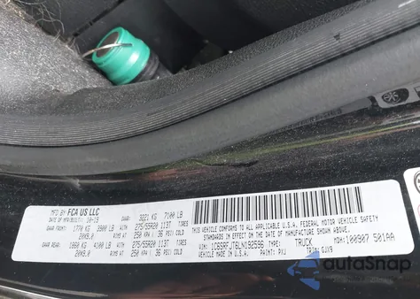 2020 Ram 1500 из США, поврежденный, VIN 1C6SRFJT6LN192596